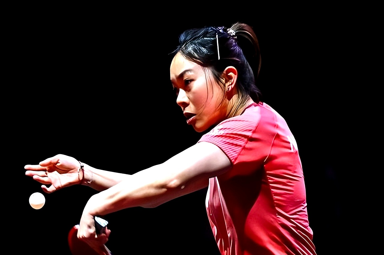 瑞典女子乒乓球选手勇夺银牌